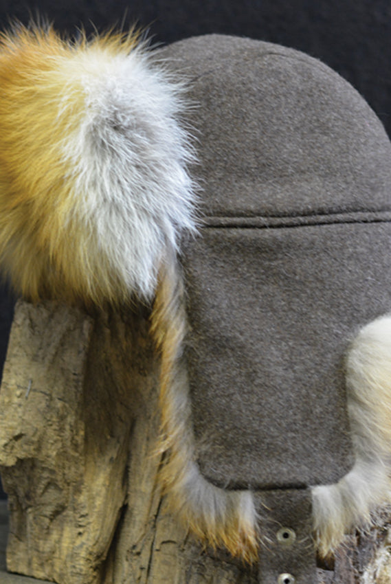 Mütze Rotfuchs Fellmütze
