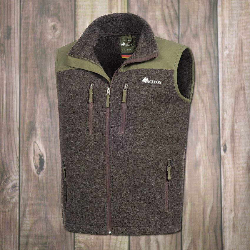 Wool vest Dakota 1 - Icefox outdoor clothing