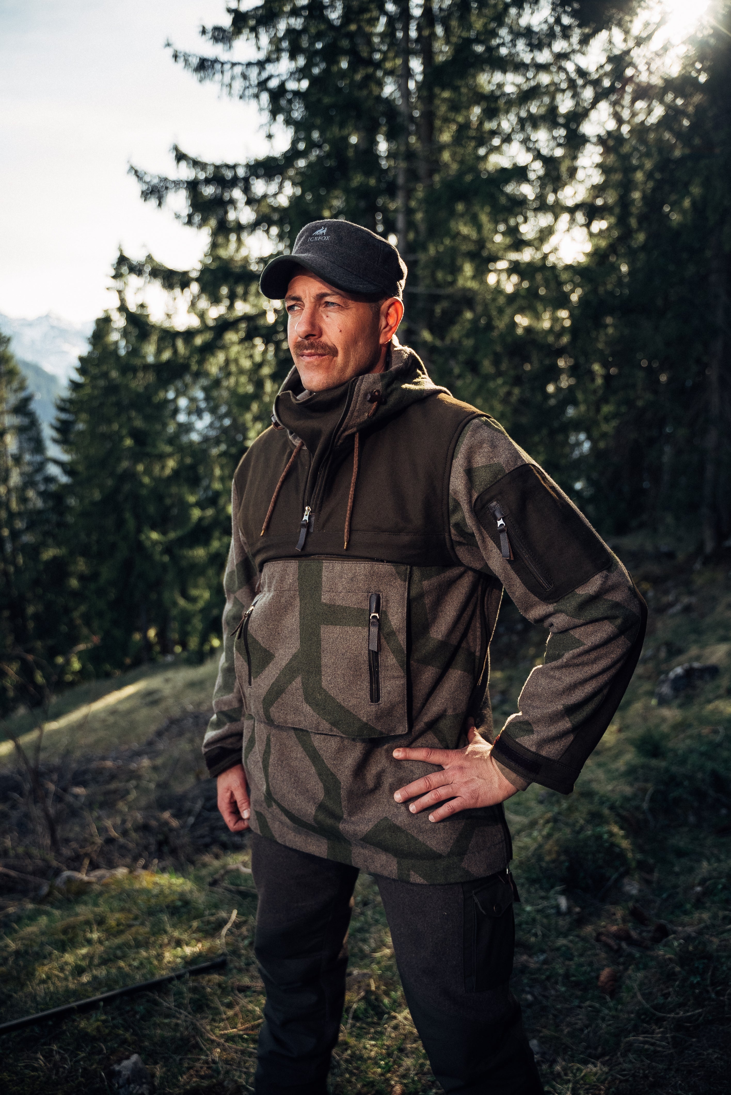 Anorak Jackets Petromax Waldmack Loden Anorak Hood Anorak Loden